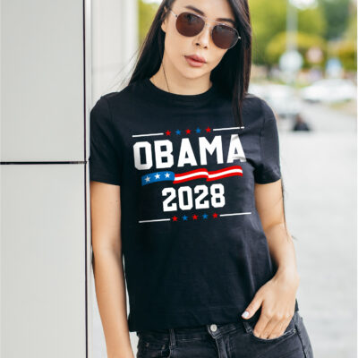 Obama 2028 Political T-Shirt - Obama For President Shirt