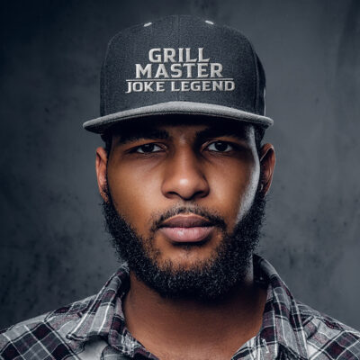 Grill Master Joke Legend Funny Cooking Chef Embroidered Twill Hat Adjustable Cap For Men Women