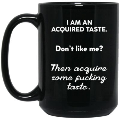 15 oz. Black Mug