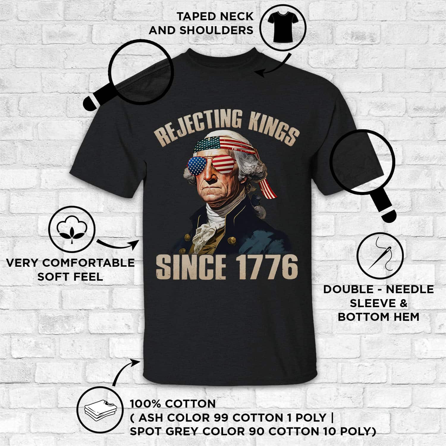 5VT. Washington Rejecting Kings shrit mk5