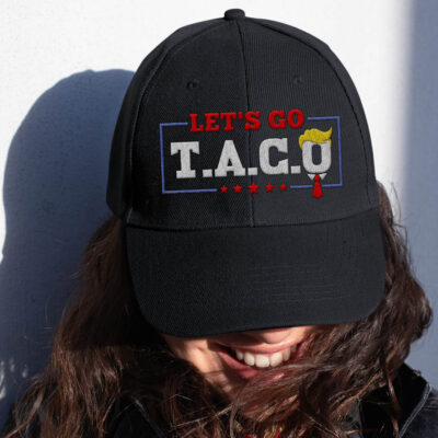 Let's Go Taco Funny Trump Embroidered Twill Hat Adjustable Cap For Men Women
