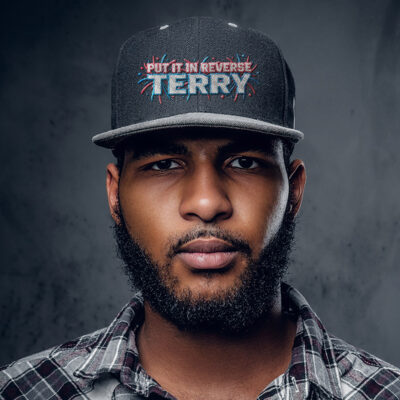 Alternative view of Put It In Reverse Terry Funny 4th Of July Embroidered Twill Hat Adjustable Cap For Men Women