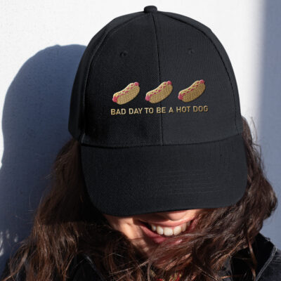 Alternative view of Bad Day To Be A Hot Dog Funny 4th Of July Embroidered Twill Hat Adjustable Cap For Men Women