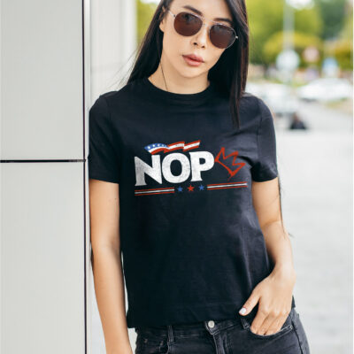 NOP No Kings In America Patriotic Protest Political T-Shirt