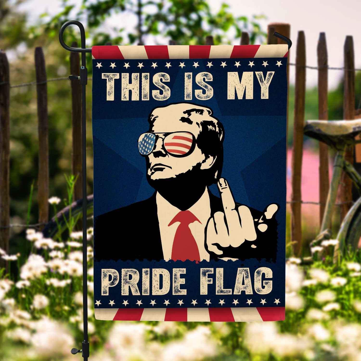 4VT. Trump My Pride Flag flag mk3