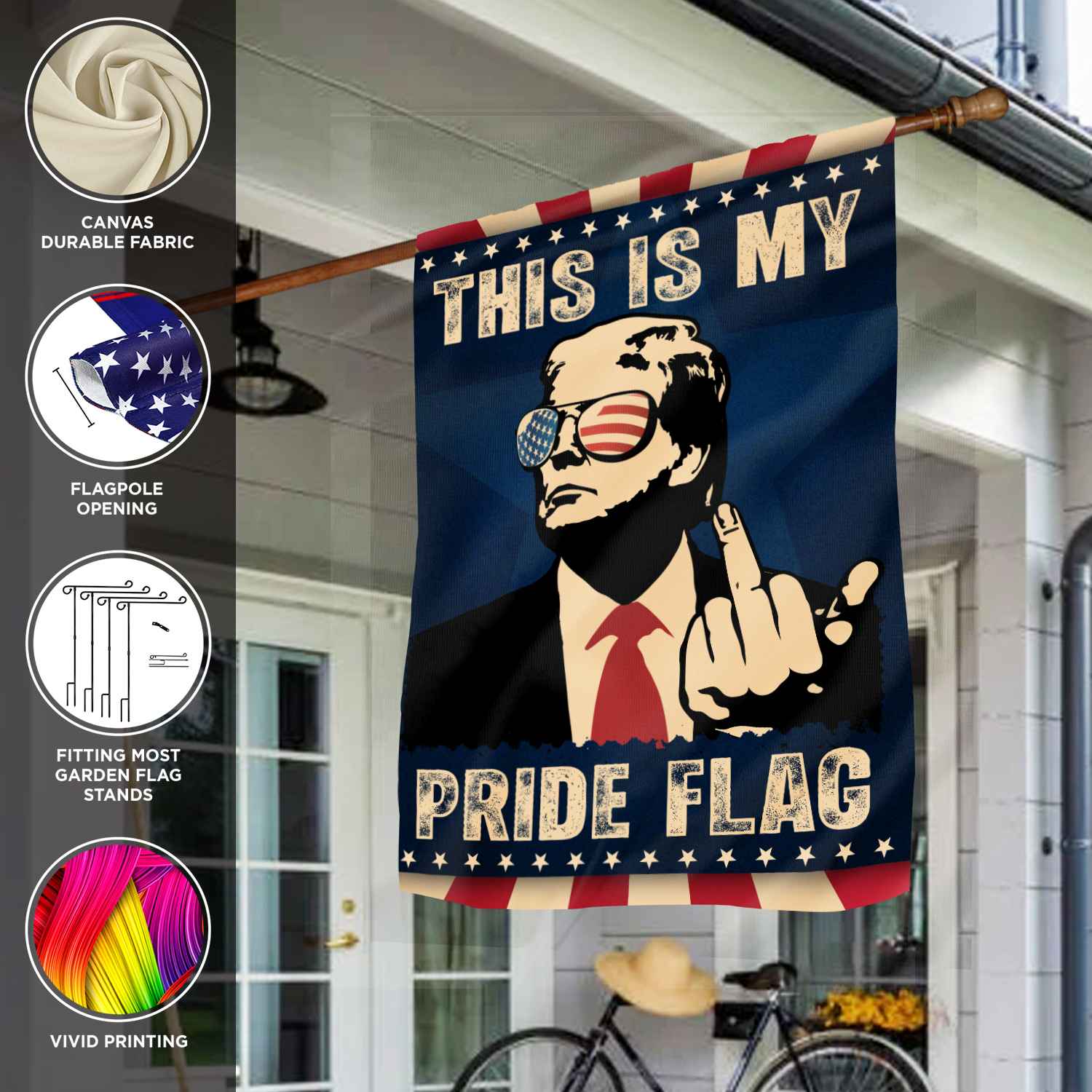 4VT. Trump My Pride Flag flag mk4