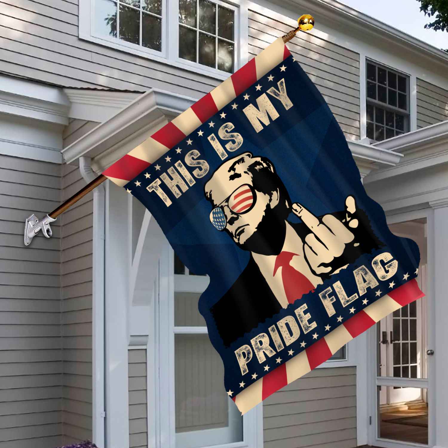 4VT. Trump My Pride Flag flag mk7