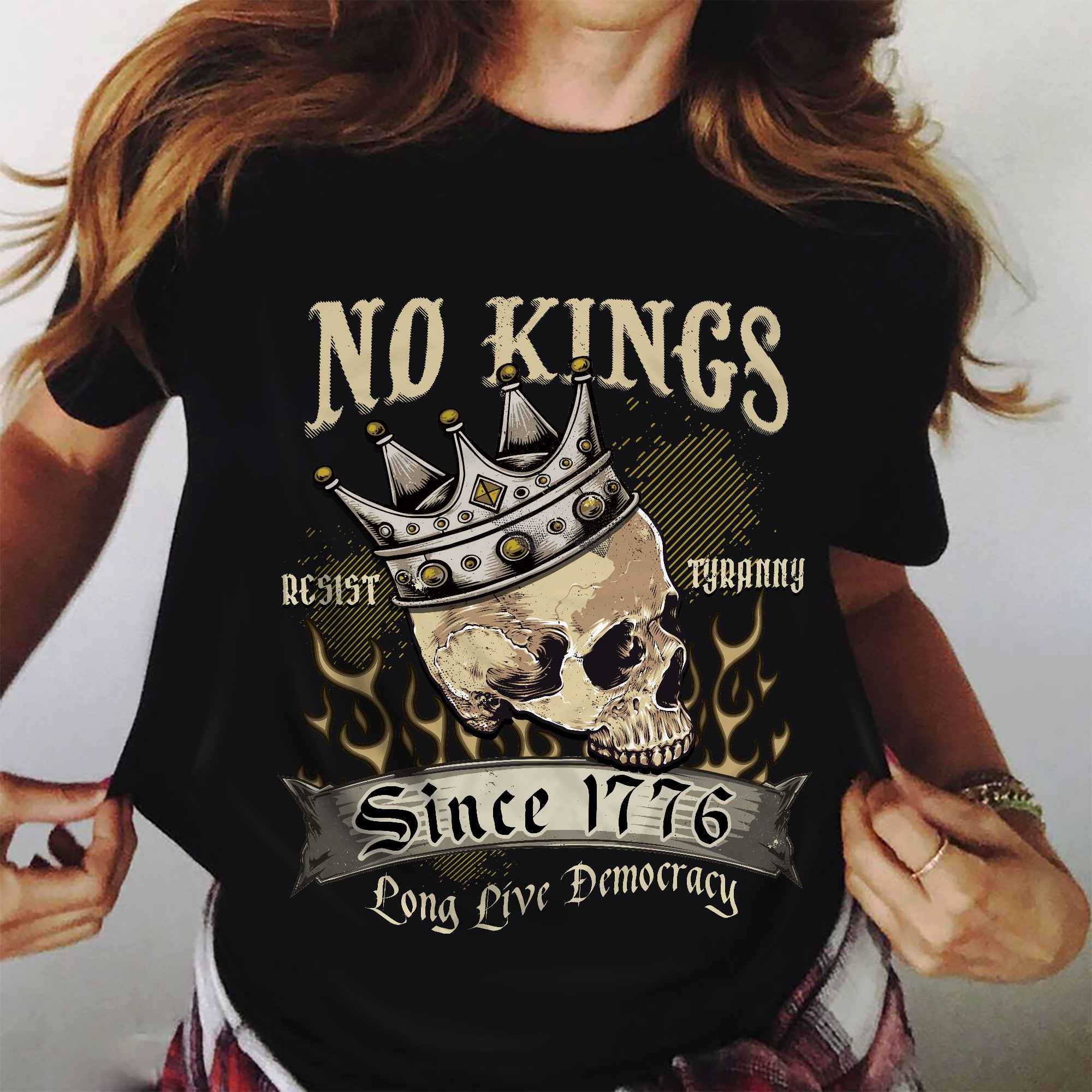 2VT. Skull No Kings shirt mk2