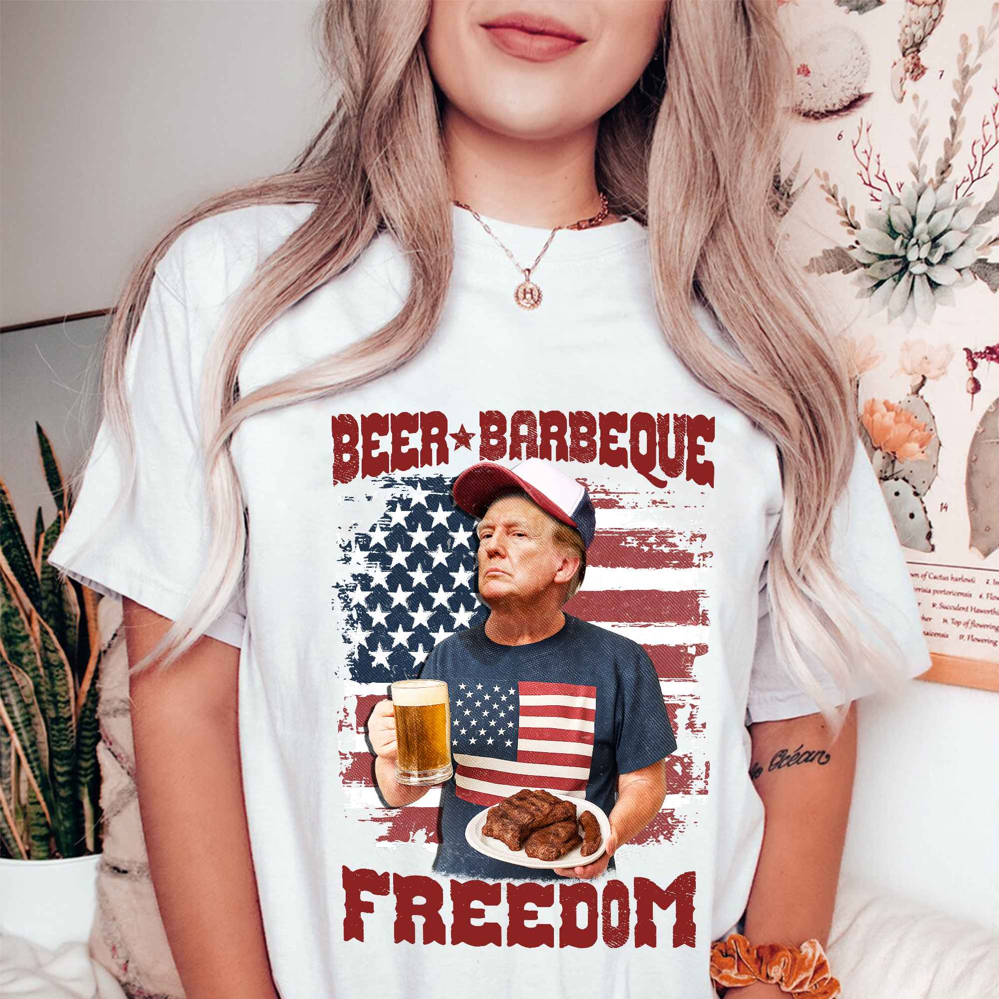 2VT. Trump Beer Barbeque shirt mk4