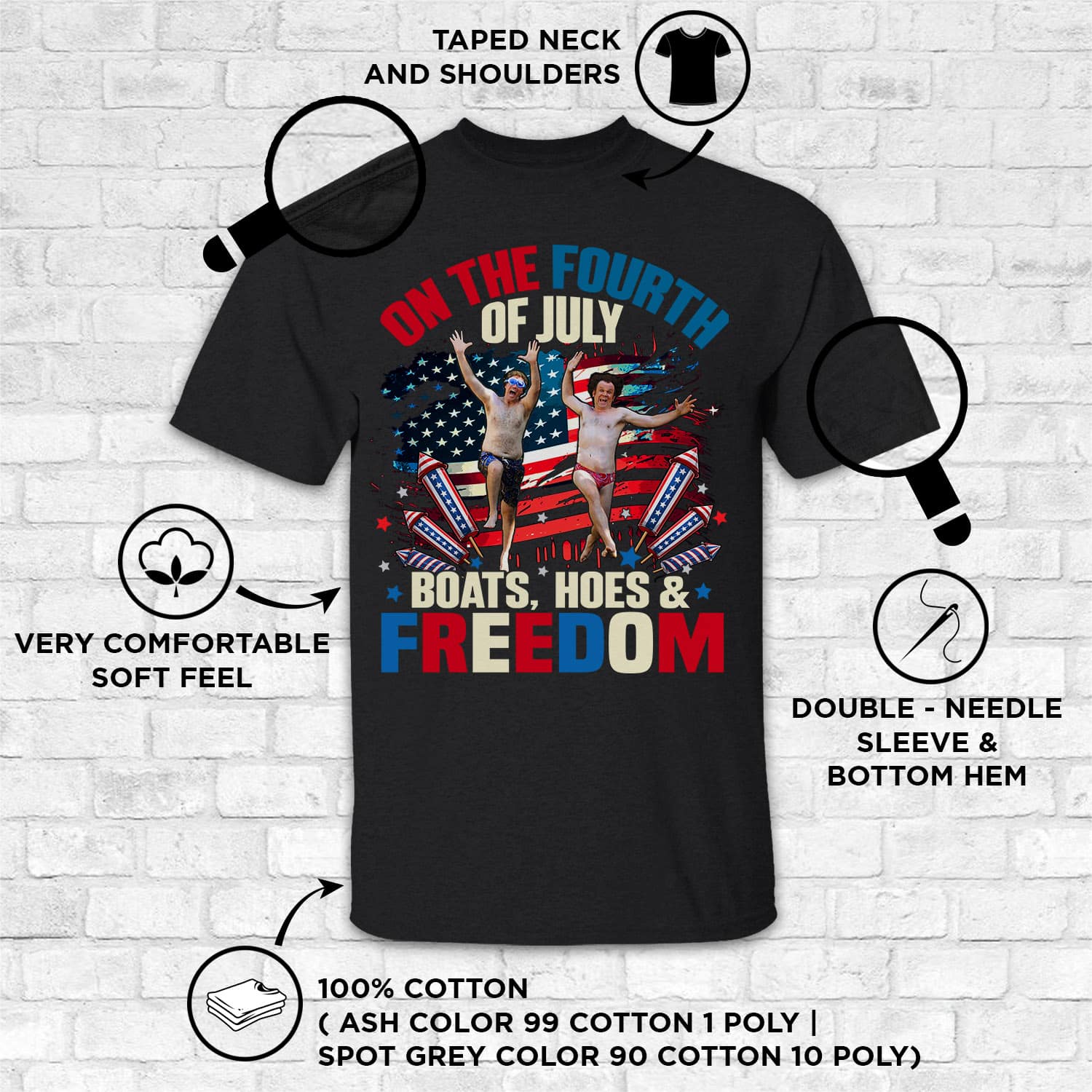9VT. Boats Holes And Freedom shirt mk6