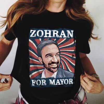 Zohran For Mayor Political T-Shirt - Support Zohran Mamdani Shirt