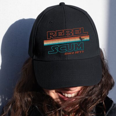 Alternative view of Rebel Scum Since 1977 Embroidered Twill Hat Adjustable Cap For Men Women