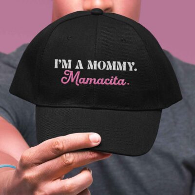 Alternative view of I'm a Mommy Mamacita Funny Mom Embroidered Twill Hat Adjustable Cap Women