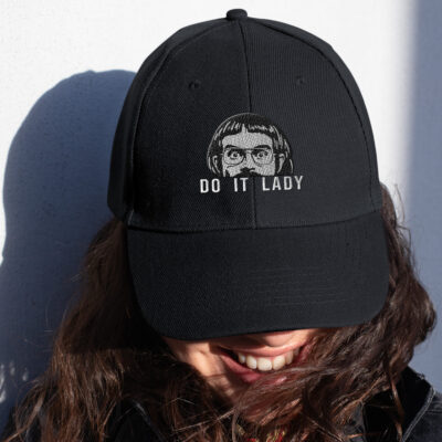 Do It Lady Funny Chit Humour Embroidered Twill Hat Adjustable Cap For Men Women
