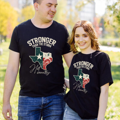 Stronger Than The Storm Hill Country Texas Strong T-Shirt - Pray For Texas Shirt