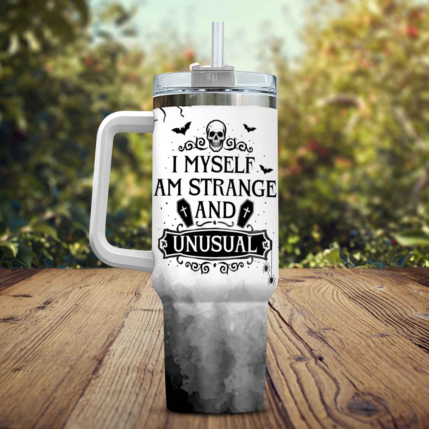 10VT. I Myself Am Strange tumbler mk3