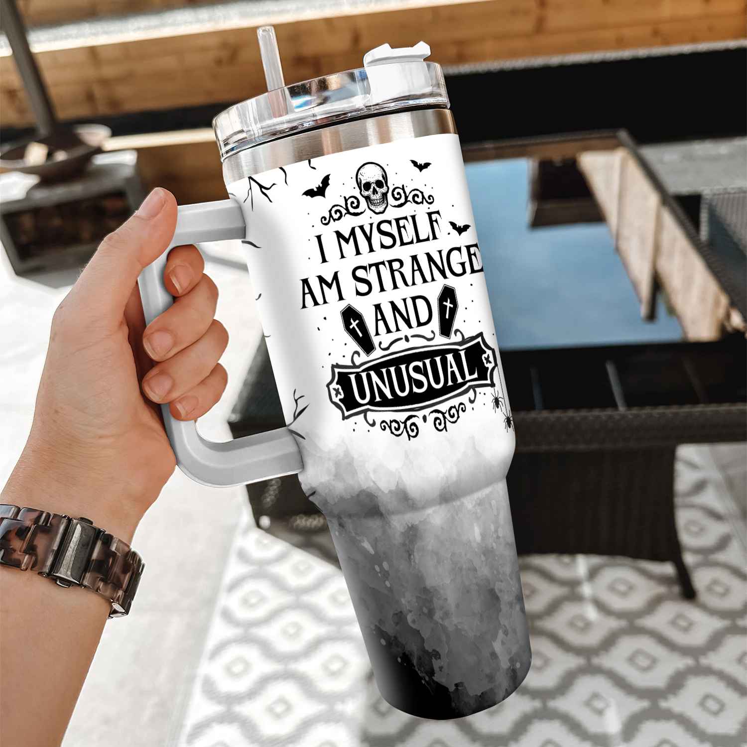 10VT. I Myself Am Strange tumbler mk5