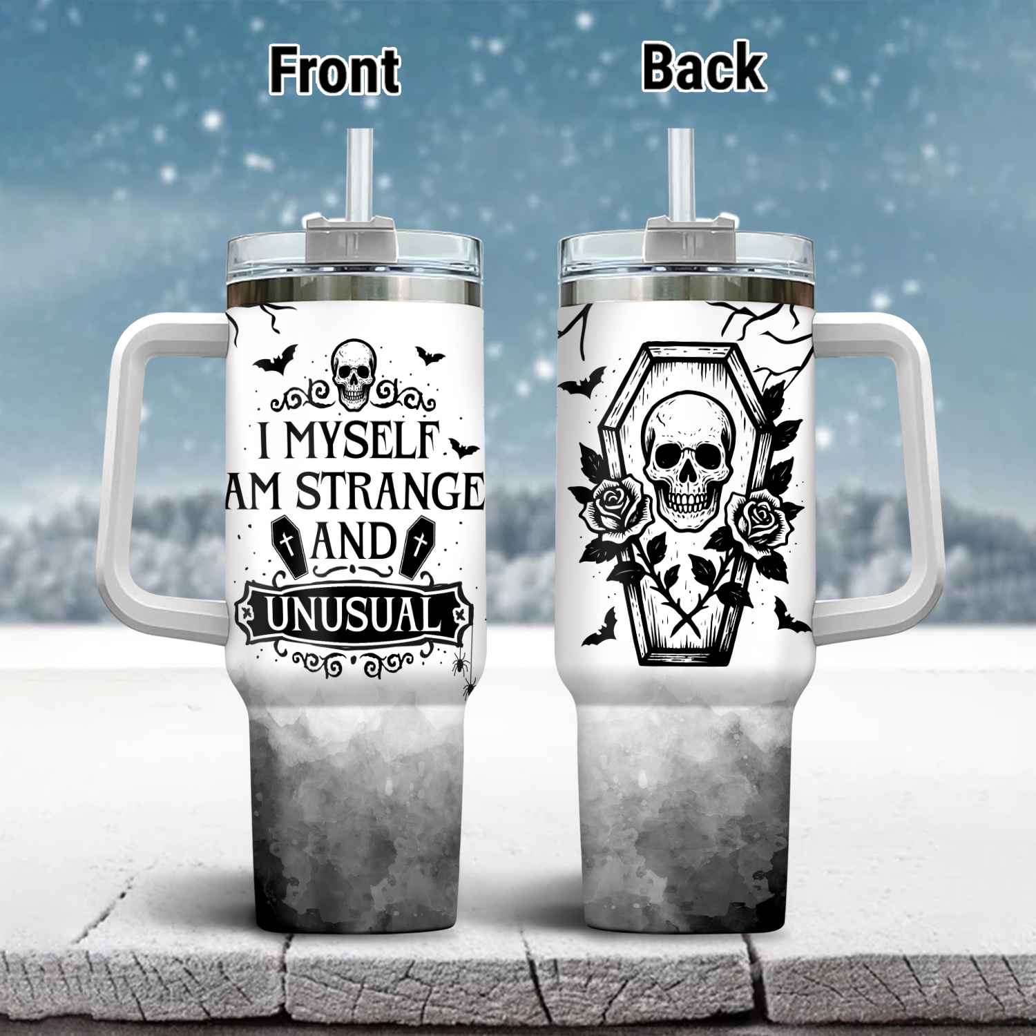 10VT. I Myself Am Strange tumbler mk7