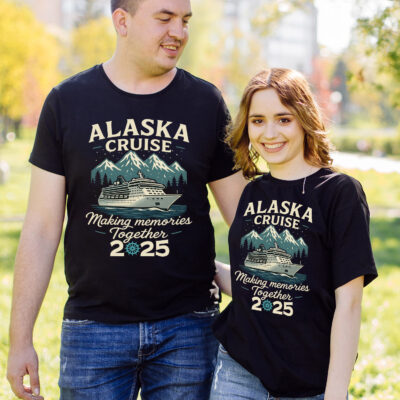 Alaska Cruise Making Memories Together 2025 Funny Matching Family Friends Travel T-Shirt - V-Neck - Youth Shirt