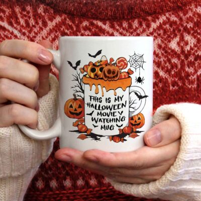 This Is My Halloween Movie Watching Mug Funny Ceramic Coffee Mug - Beer Stein
