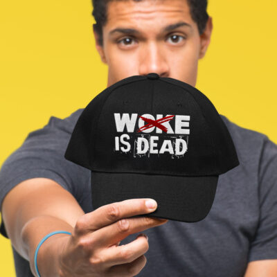 Woke Is Dead Political Embroidered Twill Hat Adjustable Cap For Men Women