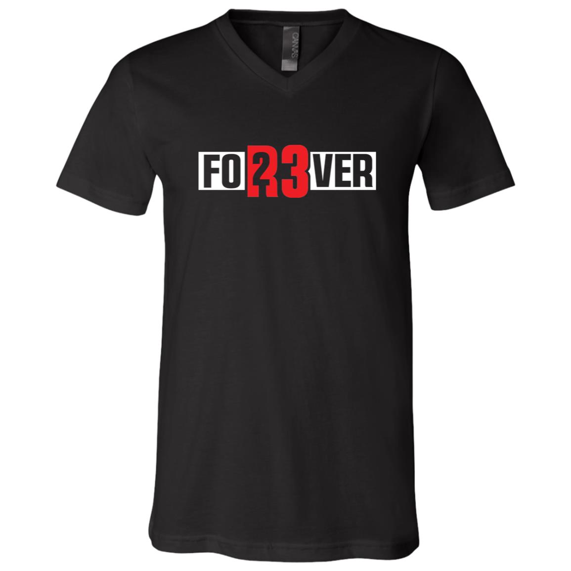 Ryne Forever 23 Cubs Fo23ver T-Shirt - V-Neck Shirt, Black, V-Neck T-Shirt