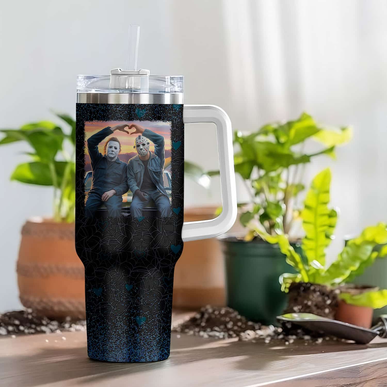 9VT. Michael Jason Heart tumbler mk13