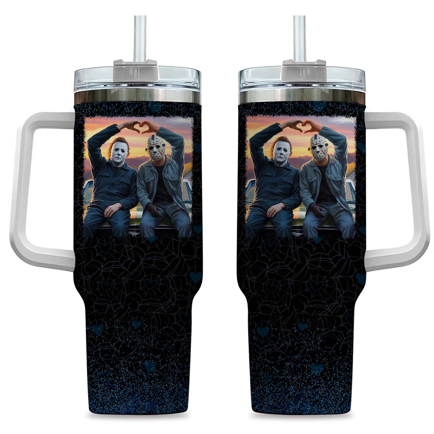 9VT. Michael Jason Heart tumbler mk15