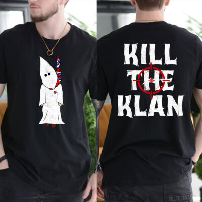 Alternative view of Kill The Klan Funny Klan Hanging Graphic Print on Front & Back 2 Sided T-Shirt