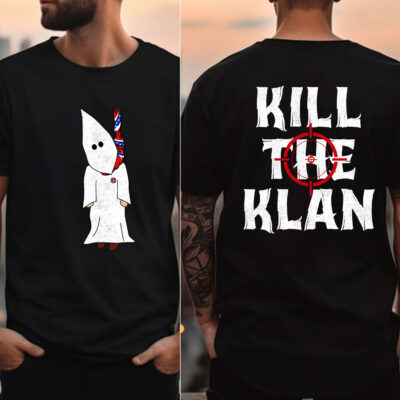 Kill The Klan Funny Klan Hanging Graphic Print on Front & Back 2 Sided T-Shirt