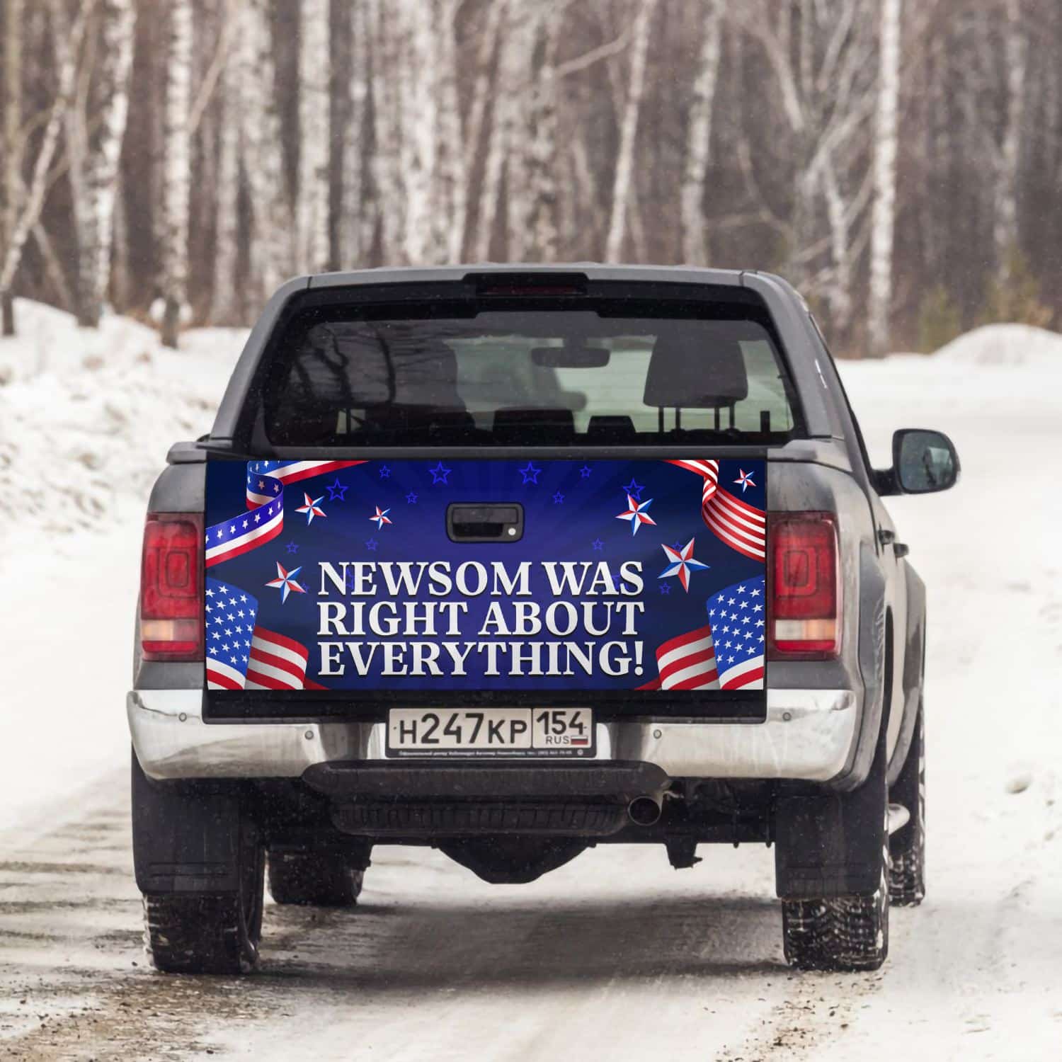 21VT. Newsome Was Right tailgate mk3