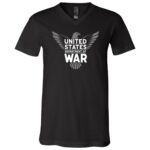 Department of War Established 2025 DOW T-Shirt - V-Neck Shirt, Black, V-Neck T-Shirt