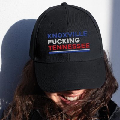 Knoxville Fucking Tennessee Funny Offensive Humor Pro State Lover Embroidered Twill Hat Adjustable Cap For Men Women