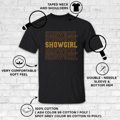 Alternative view of The Life of A Show Girl T-Shirt - Funny Showgirl V-Neck Shirt