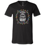 Funny Probably Just Gonna Jingle Some of The Way I’m Tired T-Shirt - V-Neck Shirt, Black, V-Neck T-Shirt
