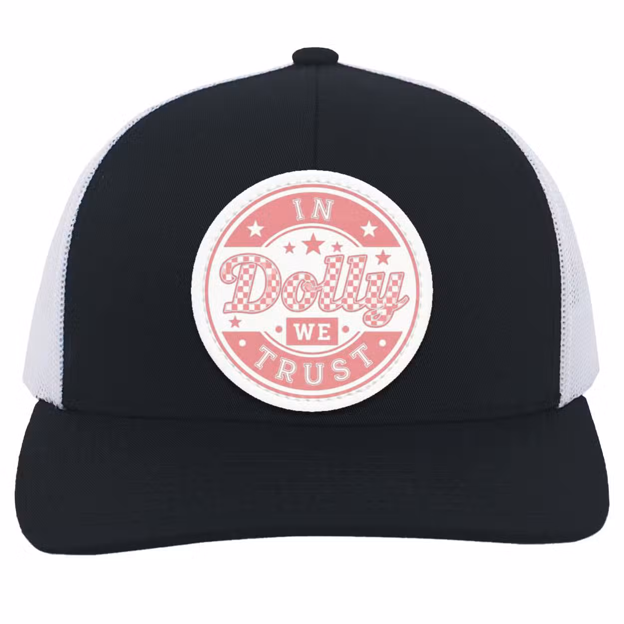 104C Trucker Snap Back, Navy/White,