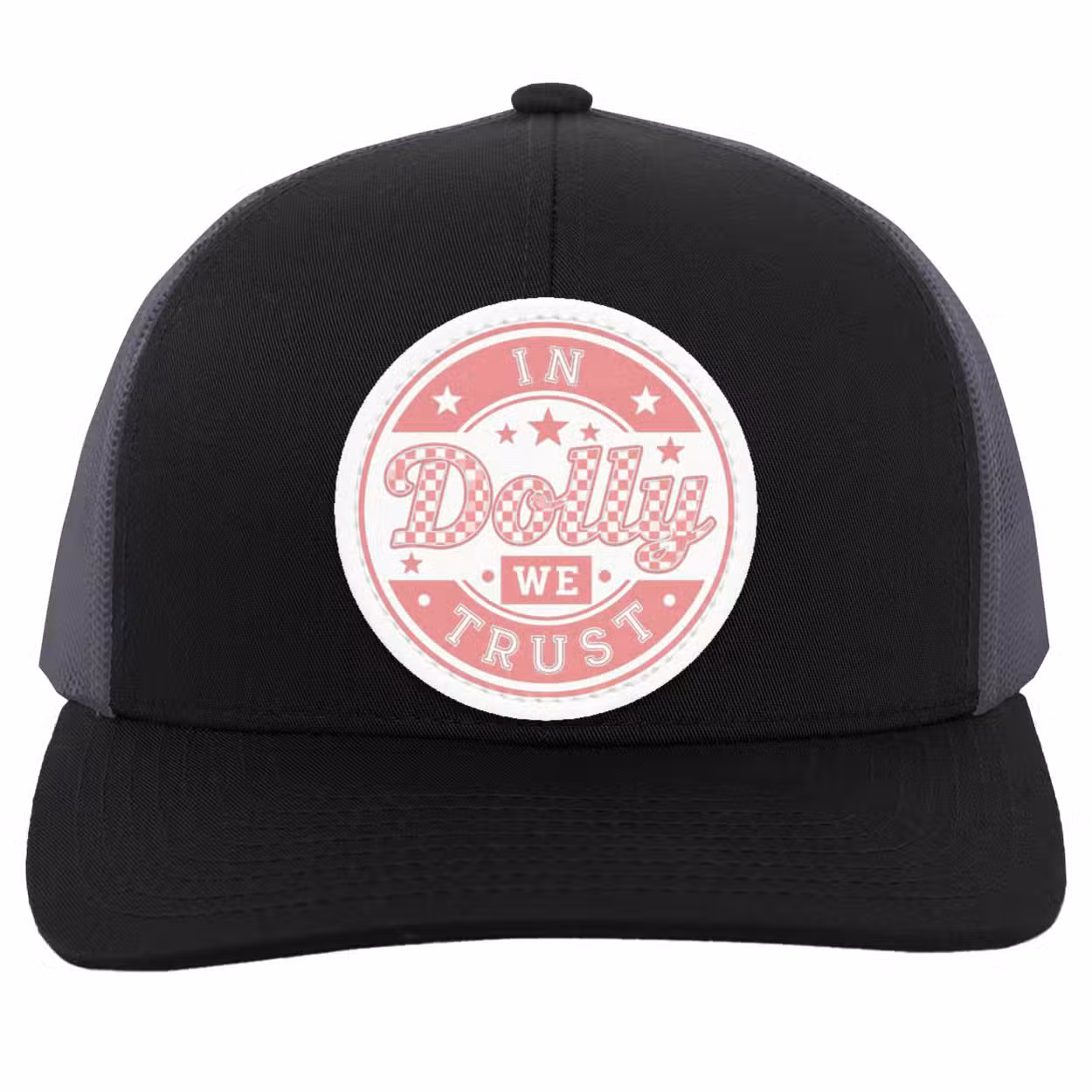 104C Trucker Snap Back, Black/Graphite,