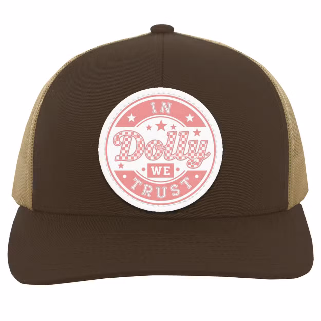 104C Trucker Snap Back, Brown/Khaki,