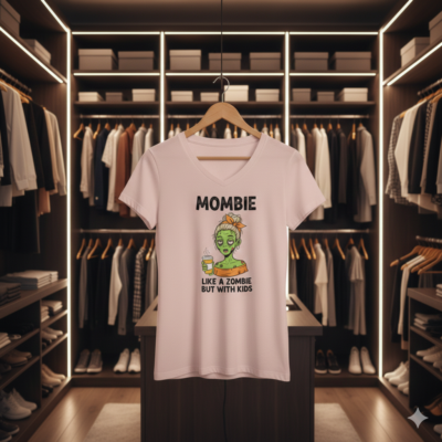 Alternative view of Mombie Like A Zombie But With Kids T-Shirt - Youth Shirt