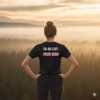 Alternative view of To-Do List Your Mom Funny Print On Back T-Shirt - V-Neck Shirt