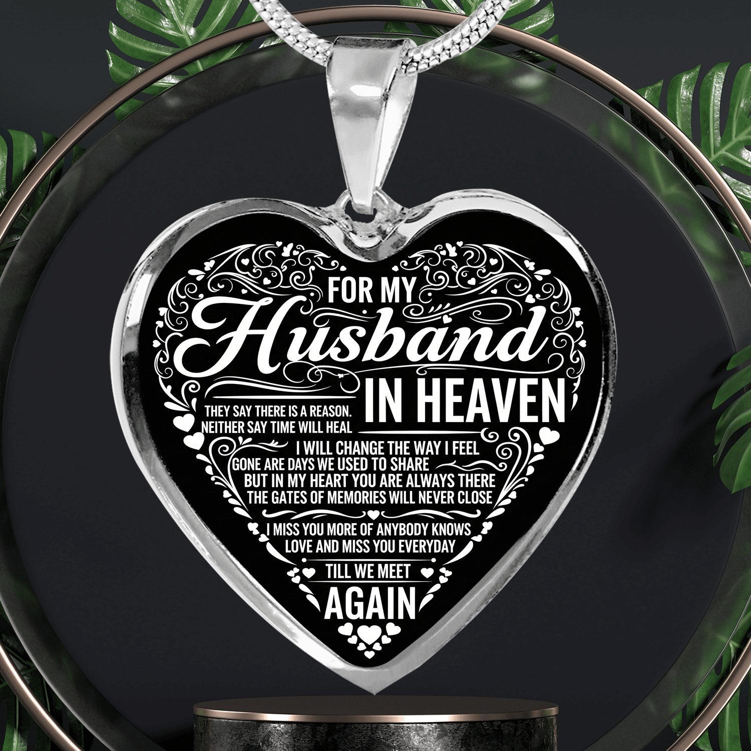 For My Husband Necklace MK 3