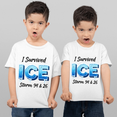 Alternative view of I Survived Ice Storm 94 & 26 T-Shirt - V-Neck Shirt