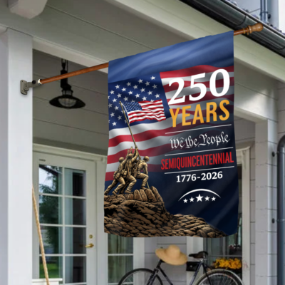 250th Anniversary America Years of Freedom Garden Flag - House Flag - 250 Anniversary USA Flag Patriotic Banner