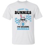 Forget The Bunnies I'm Chasing Hunnies Youth Kid T-Shirt, White, Youth T-Shirt