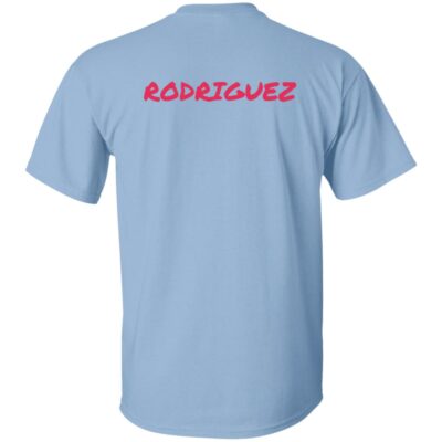 Alternative view of Personalized Name Baseball Sister Print 2 Sided T-Shirt - Custom Baseball Sis Shirt