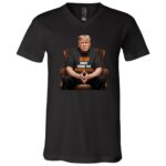 IRAN Away From The Epstein Files T-Shirt - V-Neck Shirt, Black, V-Neck T-Shirt