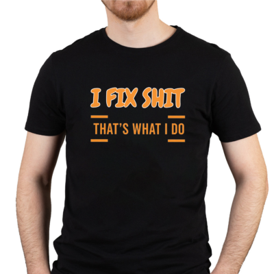 Alternative view of I Fix Shit That's What I Do Mechanic T-Shirt - V-Neck Shirt