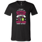 Diamond Painting It's Kind of a Smart People T-Shirt - V-Neck Shirt, Black, V-Neck T-Shirt