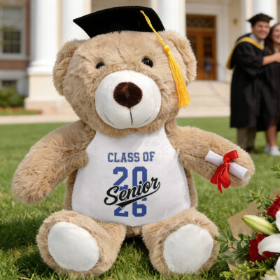 Class of 2026 Senior Graduation Teddy Bear - 2026 Graduation Gifts Plush Toy Bear