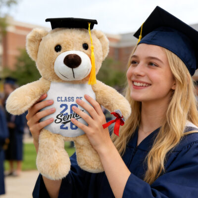 Alternative view of Class of 2026 Senior Graduation Teddy Bear - 2026 Graduation Gifts Plush Toy Bear